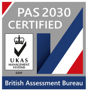 BAB PAS2030 Certification Badge UKAS